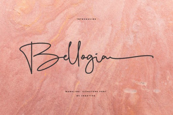 Bellogia Font - Featured Image