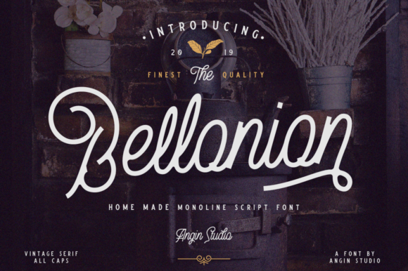 Bellonion Font - Featured Image