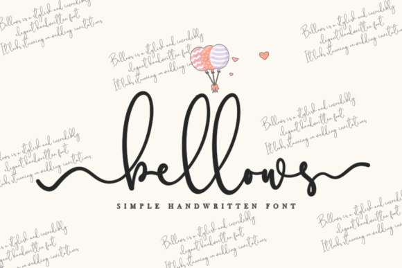 Bellows Font - Featured Image