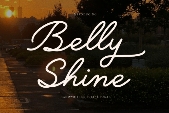 Belly Shine Font - Featured Image