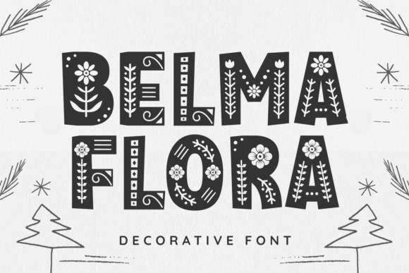 Belma Flora Font - Featured Image