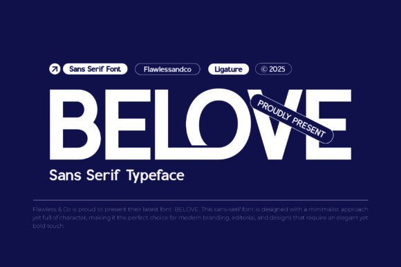 Belove Font - Featured Image