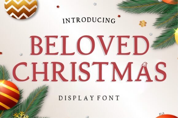 Beloved Christmas Font - Featured Image