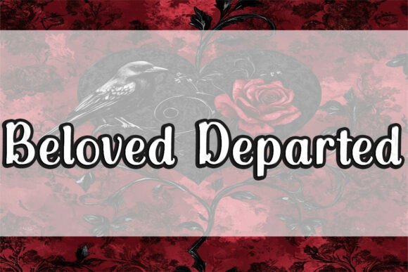 Beloved Departed Font - Featured Image