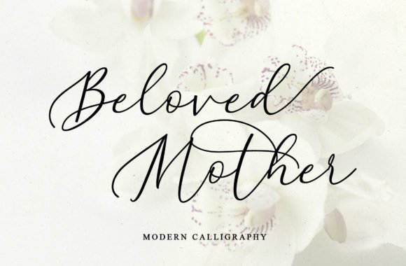 Beloved Mother Font - Featured Image
