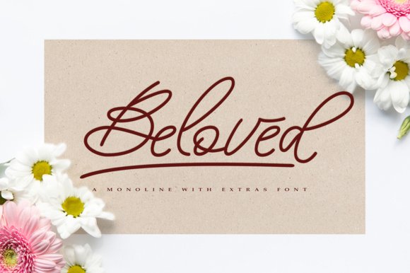 Beloved Script Font - Featured Image