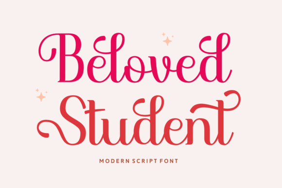 Beloved Student Font - Featured Image