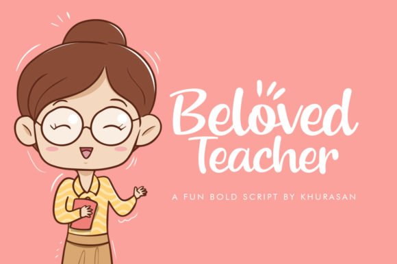 Beloved Teacher Font - Featured Image