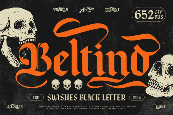 Beltino Font - Featured Image