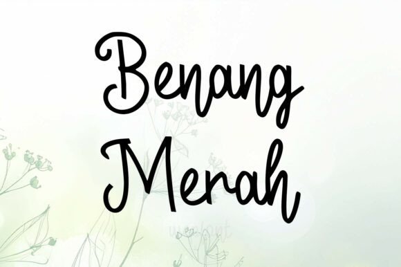 Benang Merah Font - Featured Image