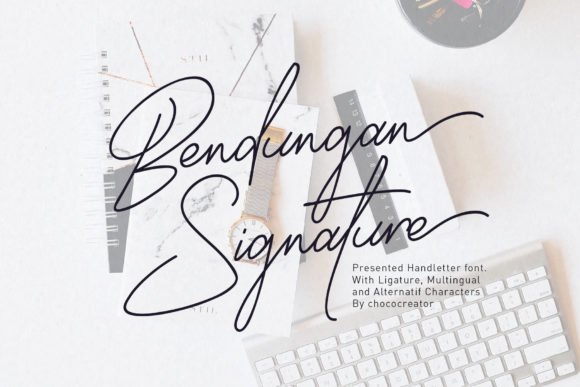Bendungan Signature Font - Featured Image