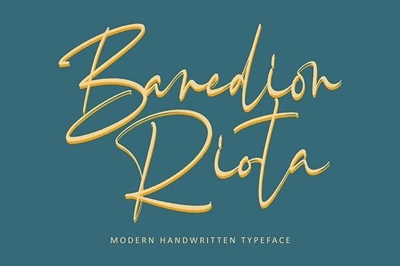 Benedion Riota Font - Featured Image