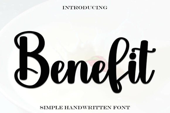 Benefit Font - Featured Image