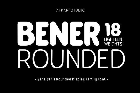 Bener Rounded Font - Featured Image