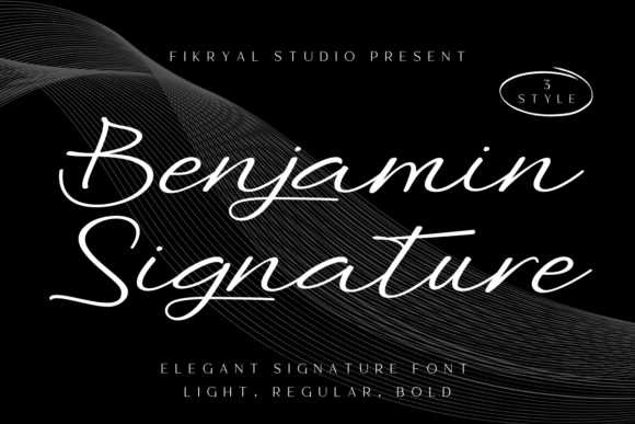 Benjamin Signature Font - Featured Image