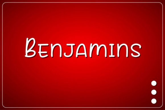 Benjamins Font - Featured Image