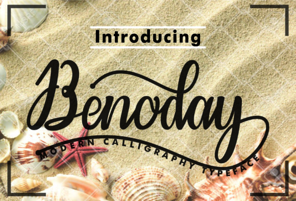Benoday Font - Featured Image
