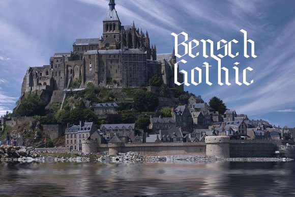 Bensch Gothic Font - Featured Image