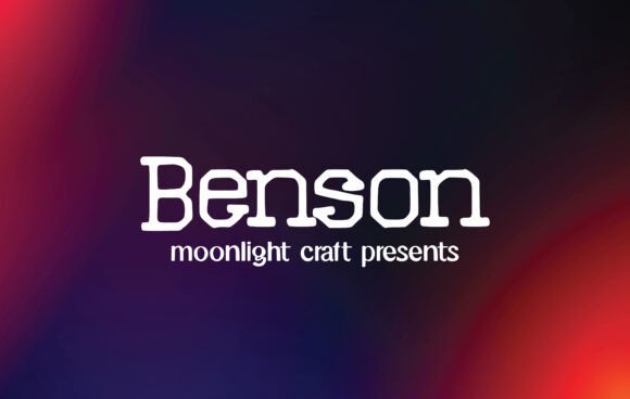 Benson Font - Featured Image