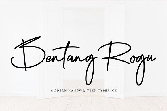 Bentang Rogu Font - Featured Image