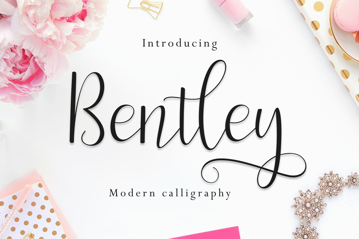 Bentley Script Font - Featured Image