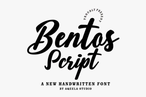 Bentos Script Font - Featured Image