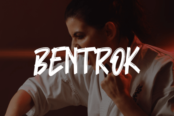 Bentrok Font - Featured Image