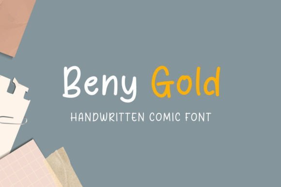 Beny Gold Font - Featured Image