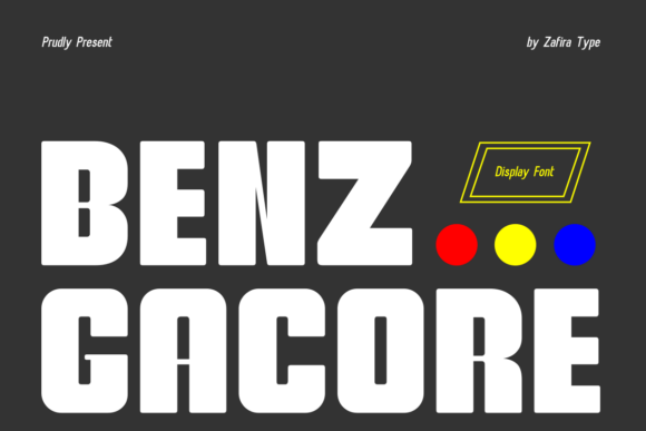 Benz Gacore Font - Featured Image