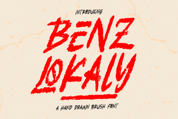 Benz Lokaly Font - Featured Image