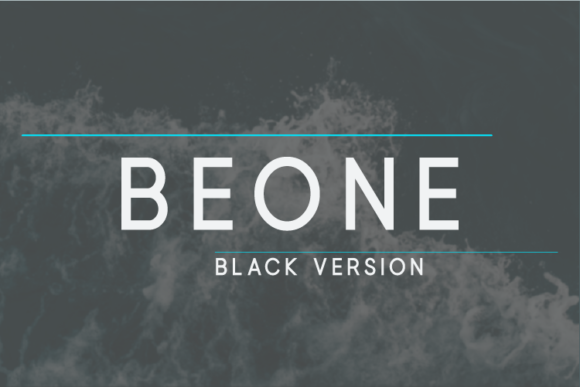 Beone Black Font - Featured Image