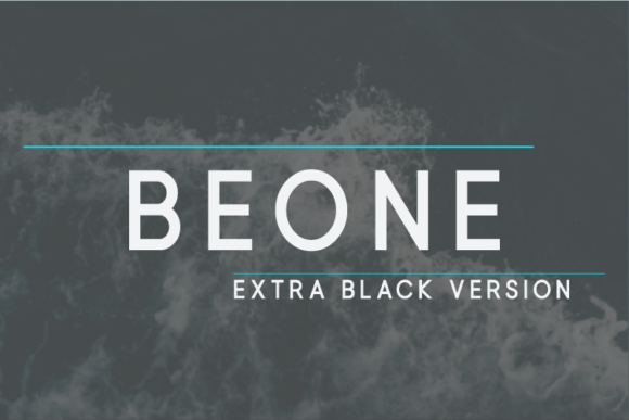 Beone Extra Black Font - Featured Image