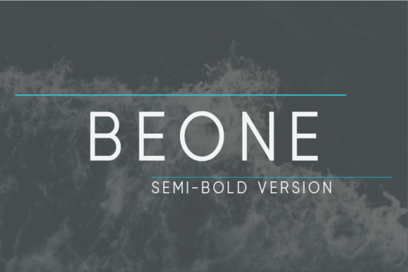 Beone Semi-Bold Font - Featured Image