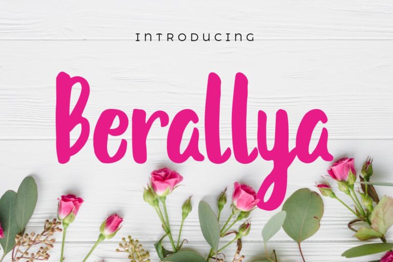 Berallya Font - Featured Image