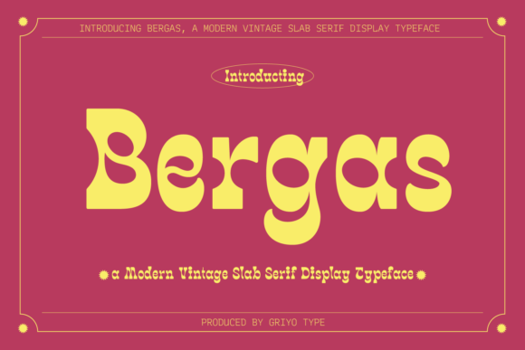 Bergas Font - Featured Image