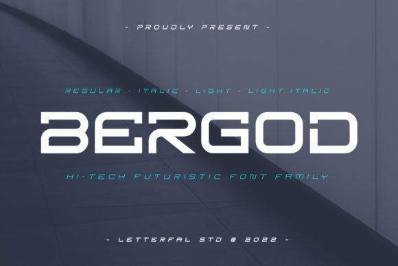 Bergod Sans Serif Font - Featured Image
