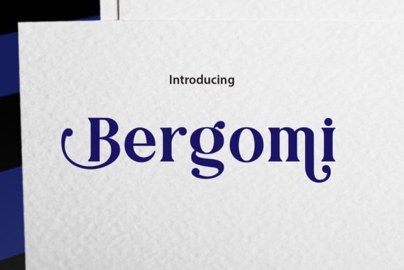 Bergomi Font - Featured Image