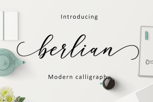 Berlian Script Font - Featured Image