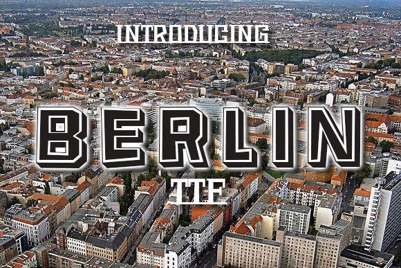 Berlin Font - Featured Image