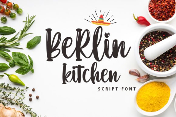 Berlin Kitchen Font Font Font - Featured Image