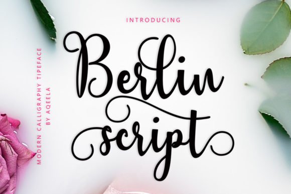 Berlin Script Font - Featured Image