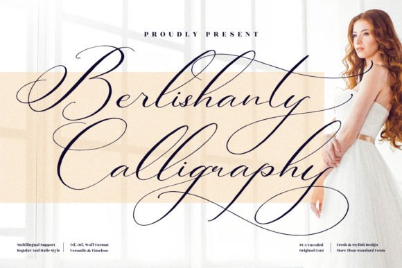 Berlishanty Calligraphy Font - Featured Image