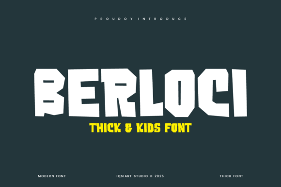 Berloci Font - Featured Image