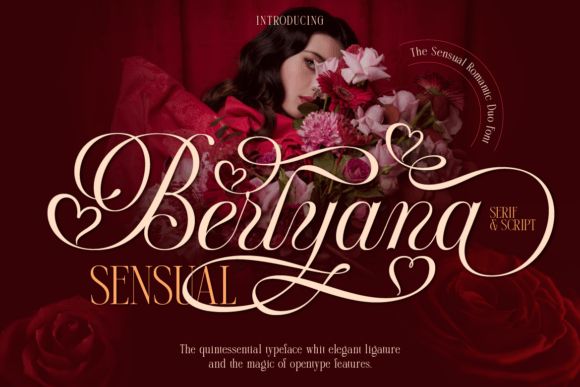 Berlyana Sensual Font - Featured Image