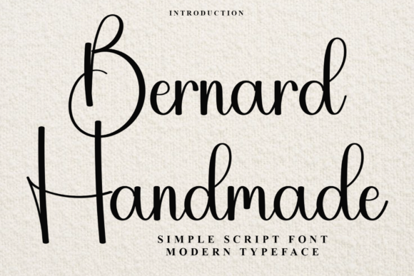 Bernard Handmade Font - Featured Image