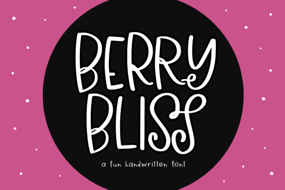 Berry Bliss Font - Featured Image