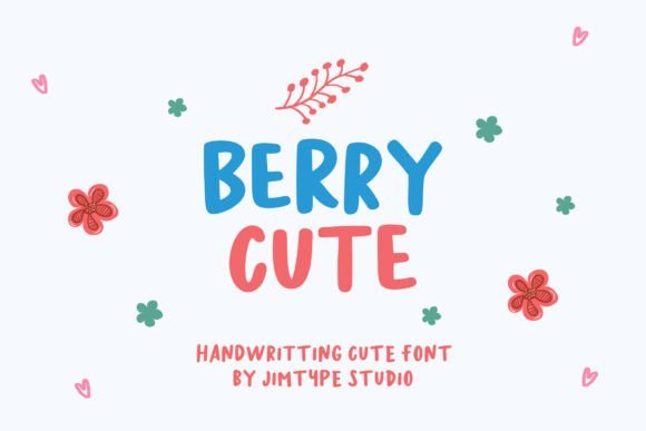 Berry Cute Font - Featured Image