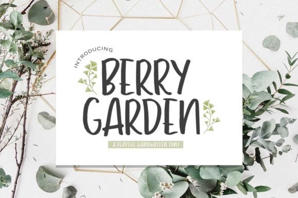 Berry Garden Font - Featured Image