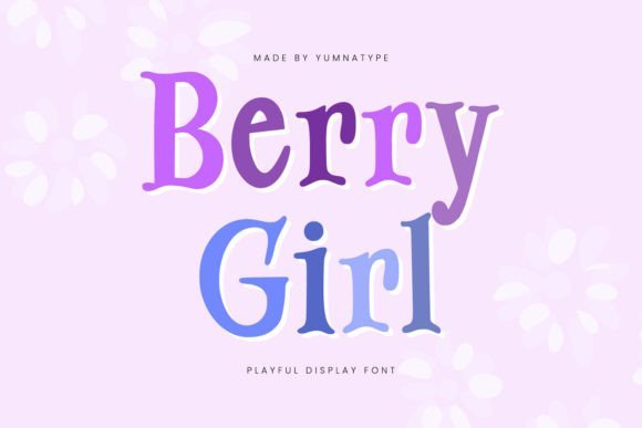 Berry Girl Font - Featured Image