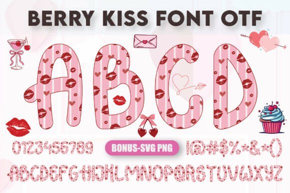Berry Kiss Font - Featured Image